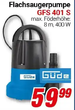 CENTERSHOP Flachsaugerpumpe GFS 401 S Güde Angebot