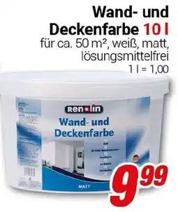 CENTERSHOP Wand- und Deckenfarbe Renlin Angebot