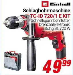 CENTERSHOP Einhell Schlagbohrmaschine TC-ID 720/1 E KIT Angebot