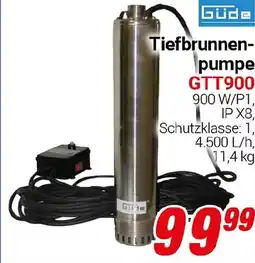 CENTERSHOP Güde Tiefbrunnen- pumpe GTT900 900 Angebot