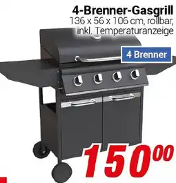 CENTERSHOP 4-Brenner-Gasgrill Angebot