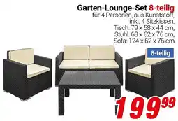 CENTERSHOP Garten-Lounge-Set 8-teilig Angebot