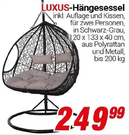 CENTERSHOP LUXUS-Hängesessel Angebot