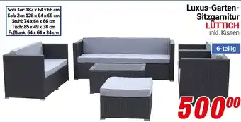 CENTERSHOP Luxus-Garten- Sitzgarnitur LÜTTICH Angebot