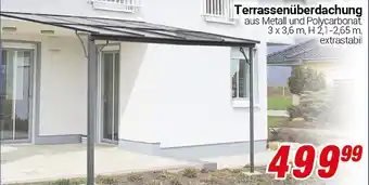 CENTERSHOP Terrassenüberdachung Angebot