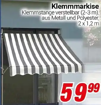 CENTERSHOP Klemmmarkise Angebot