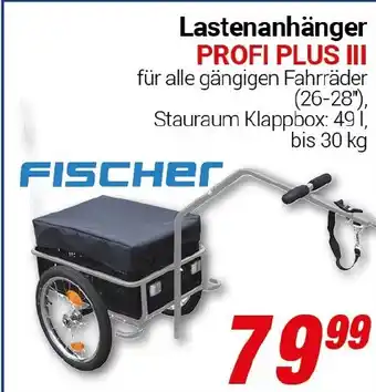 CENTERSHOP Lastenanhänger PROFI PLUS III FISCHER Angebot