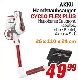 CENTERSHOP AKKU- Handstaubsauger CYCLO FLEX PLUS Angebot