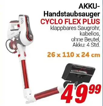 CENTERSHOP AKKU- Handstaubsauger CYCLO FLEX PLUS Angebot