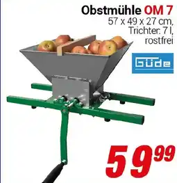 CENTERSHOP Obstmühle OM 7 Güde Angebot