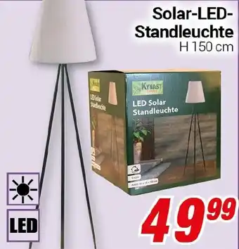 CENTERSHOP Solar-LED- Standleuchte Angebot