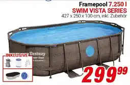CENTERSHOP Bestway Framepool 7.2501 SWIM VISTA SERIES Angebot
