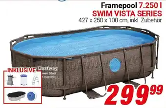 CENTERSHOP Bestway Framepool 7.2501 SWIM VISTA SERIES Angebot