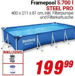 CENTERSHOP Framepool 5.700 I STEEL PRO Angebot