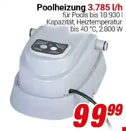 CENTERSHOP Poolheizung 3.785 l/h Angebot