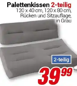 CENTERSHOP Palettenkissen 2-teilig Angebot
