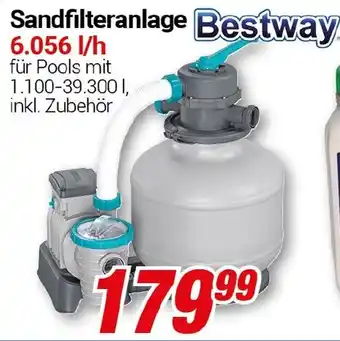 CENTERSHOP Sandfilteranlage Bestway 6.056 l/h Angebot