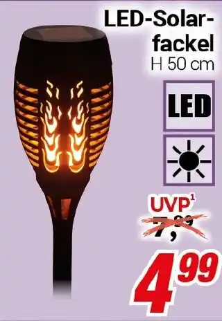 CENTERSHOP LED-Solar- fackel H 50 cm Angebot