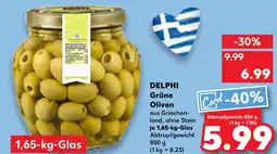 Kaufland DELPHI Grüne Oliven Angebot