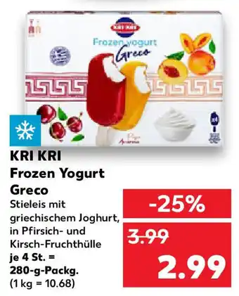 Kaufland KRI KRI Frozen yogurt Greco Angebot