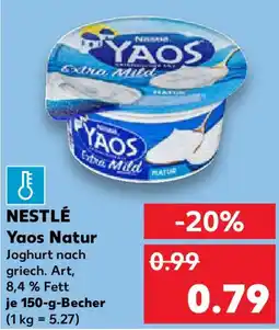 Kaufland NESTLÉ Yaos Natur Angebot
