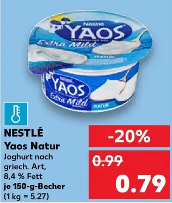 Kaufland NESTLÉ Yaos Natur Angebot