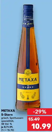 Kaufland METAXA 5-Stern Angebot