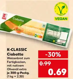 Kaufland K-CLASSIC Ciabatta Angebot
