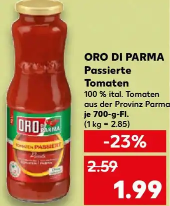 Kaufland ORO DI PARMA Passierte Tomaten Angebot