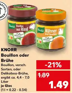 Kaufland KNORR Bouillon oder Brühe Angebot