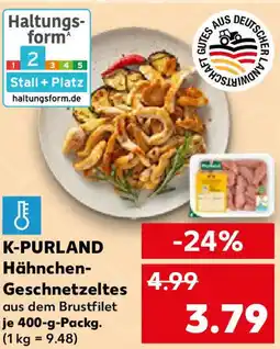 Kaufland K-PURLAND Hähnchen- Geschnetzeltes Angebot