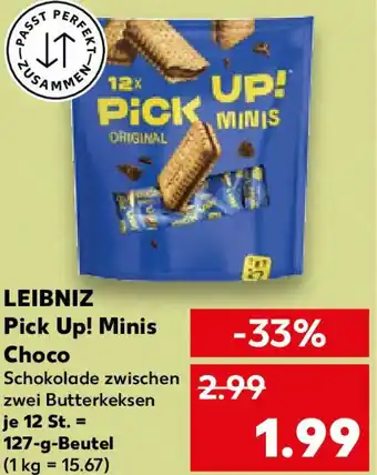 Kaufland LEIBNIZ Pick Up! Minis Choco Angebot