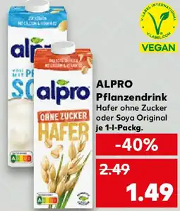 Kaufland ALPRO Pflanzendrink Angebot