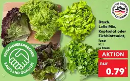 Kaufland Dtsch. Lollo Mix, Kopfsalat oder Eichblattsalat, lose Angebot