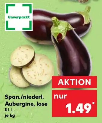 Kaufland Span./niederl. Aubergine, lose Angebot