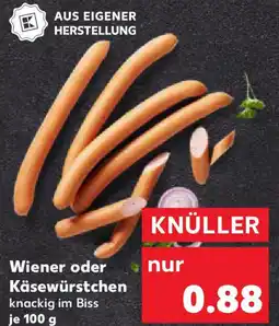 Kaufland Wiener oder Käsewürstchen Angebot