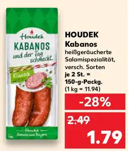 Kaufland HOUDEK Kabanos Angebot