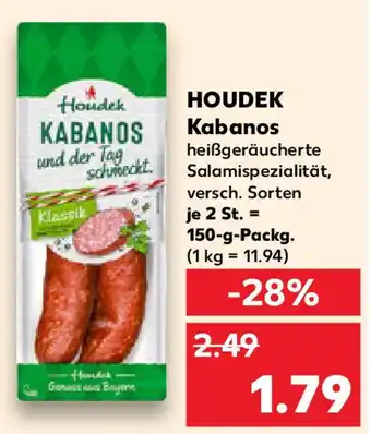 Kaufland HOUDEK Kabanos Angebot