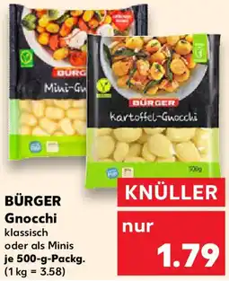 Kaufland BÜRGER Gnocchi Angebot