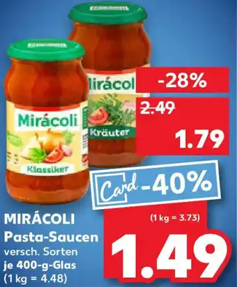 Kaufland MIRACOLI Pasta-Saucen Angebot