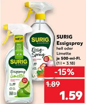 Kaufland SURIG Essigspray Angebot