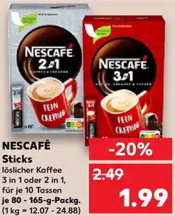 Kaufland NESCAFÉ Sticks Angebot