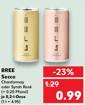 Kaufland BREE Secco Angebot