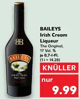Kaufland BAILEYS Irish Cream Liqueur Angebot