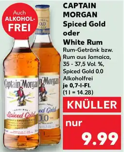 Kaufland CAPTAIN MORGAN Spiced Gold oder White Rum Angebot