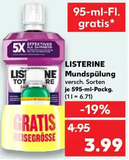 Kaufland LISTERINE Mundspülung Angebot