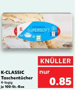 Kaufland K-CLASSIC Taschentücher Angebot