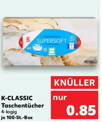 Kaufland K-CLASSIC Taschentücher Angebot