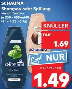 Kaufland SCHAUMA Shampoo oder Spülung Angebot