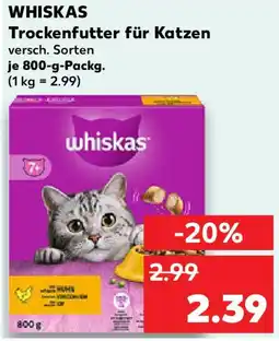 Kaufland WHISKAS Trockenfutter für Katzen Angebot